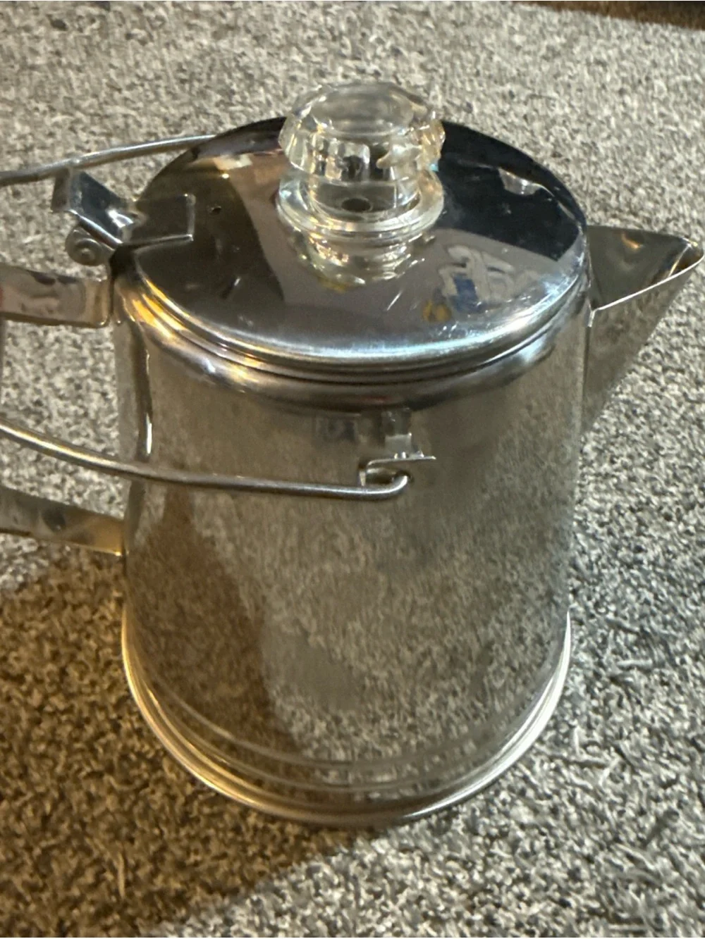 GSI Glacier Outdoors Percolator Coffee Pot Stainless Steel 12-14 Cups